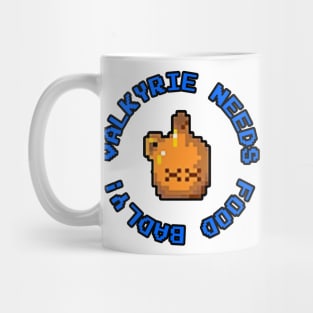 Gauntlet Arcade Game - Valkyrie Needs Food Badly Mug